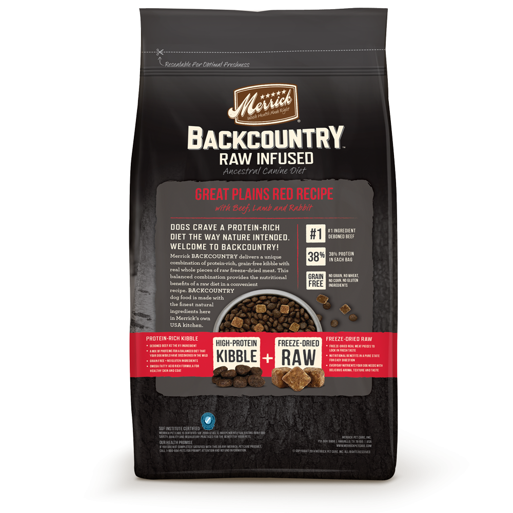 Merrick Backcountry Raw Infused Grain Free Great Plains Red Recipe Dry Dog  Food - Washington, PA - Morgantown, WV - White Hall, WV