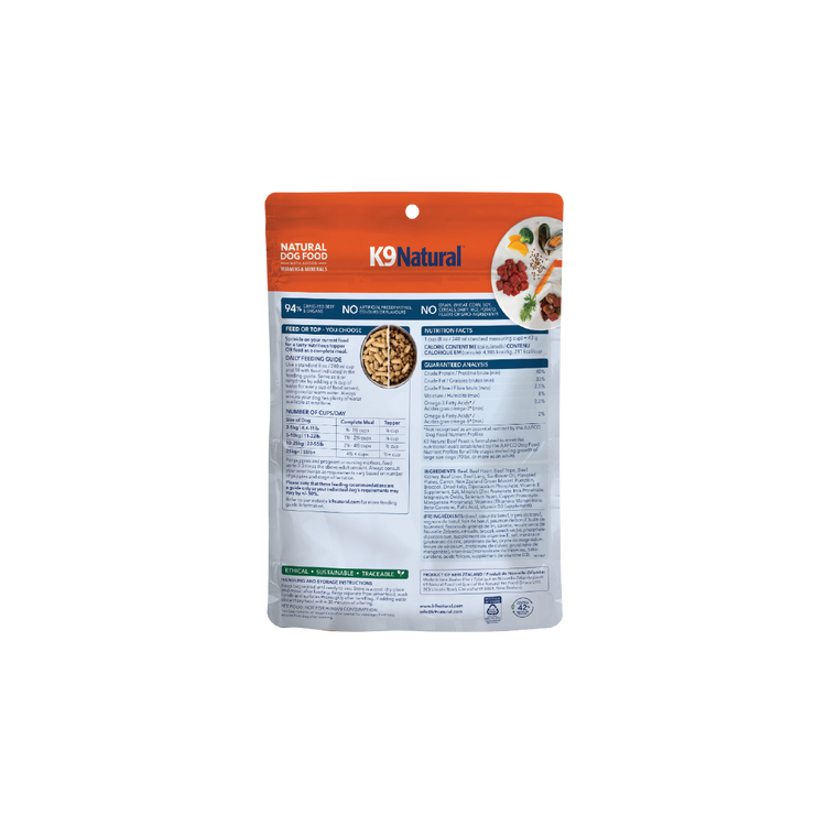 K9 Natural Beef Feast Freeze-Dried Dog Food - Washington, PA