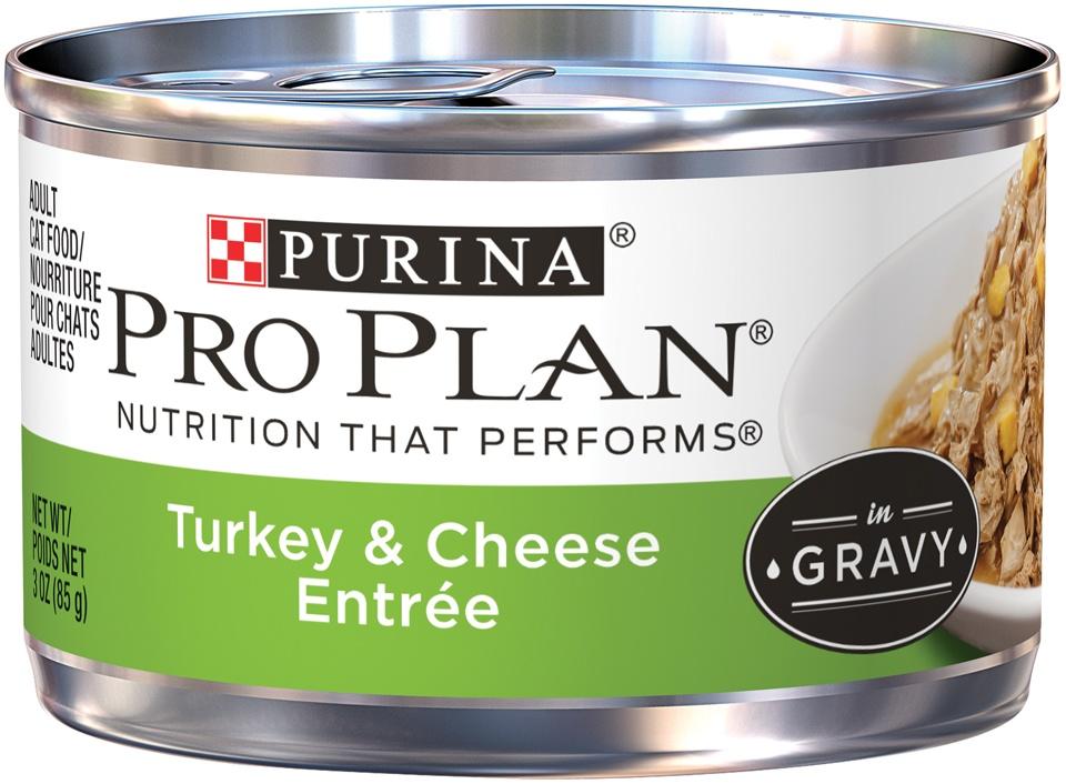 Purina Pro Plan Savor Adult Turkey Cheese in Gravy Canned Cat