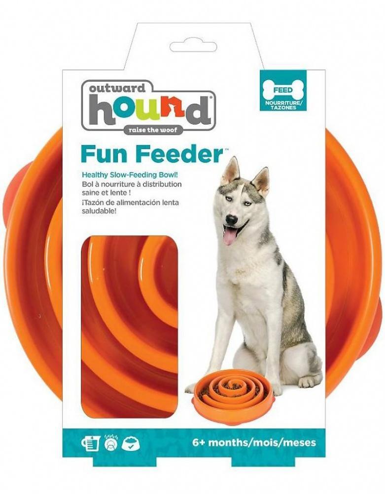 Outward Hound Fun Feeder Slo Bowl - Slow Feeder Dog Bowl