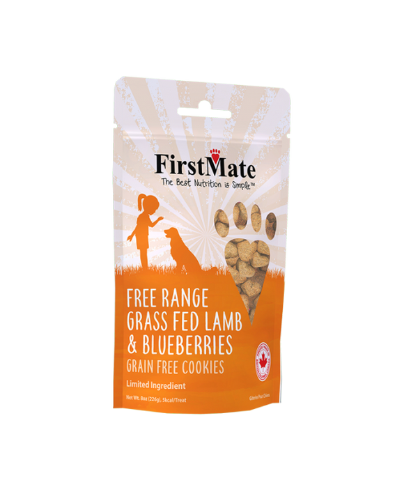 FirstMate Pet Foods Free Range Grass Fed Lamb & Blueberries Treats