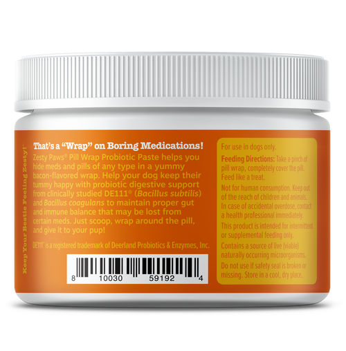 Zesty Paws Pill Wrap Probiotic Paste for Dogs - Washington, PA -  Morgantown, WV - White Hall, WV - Pet Works Pet Food & Supply