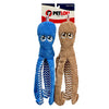 PetLou Octopus Twin Pack - Blue & Brown Dog Toy