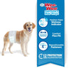 Four Paws Wee-Wee® Disposable Male Dog Wraps (12 Count Medium/Large)