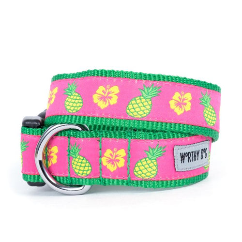 The Worthy Dog Pineapples Collar