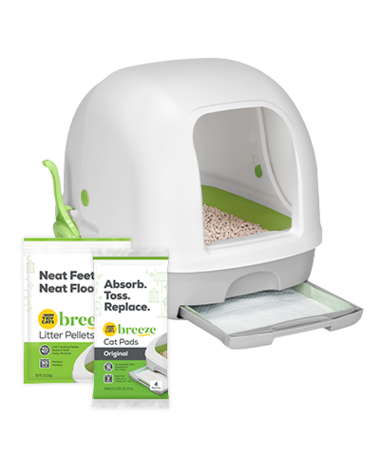 Tidy Cats® Breeze® Hooded Litter Box System