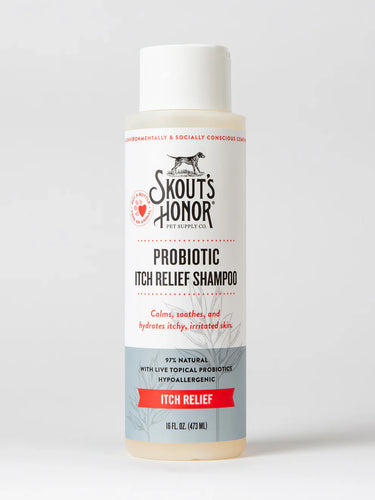 Skout's Honor Probiotic Itch Relief Shampoo for Dogs (16 oz)