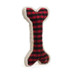 HuggleHounds Fireside Buffalo Plaid and Fleece Bone *