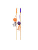 Patchwork Halloween Cat Wands Balls 16