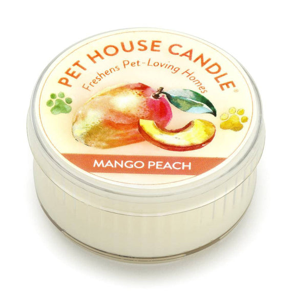 Pet House Mango Peach Mini Candle (1.5 oz)