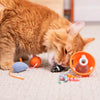 SmartyKat Instincts Lil' Launcher™ 3 Catnip & Silvervine Plush Mice & 1 Launcher Cat Toys