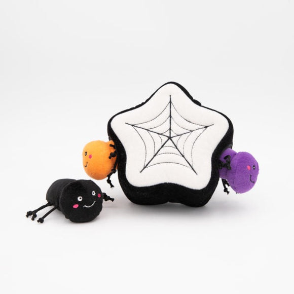 Zippy Paws Halloween Burrow Spider Web