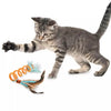 Petlinks® Instincts Crazy Coil™ Springy Cat Toy with Fringe and Detachable Feather Cat Toy