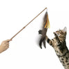 Petlinks® Instincts Fly 'N Frenzy™ Extendable Plush Wand Cat Toy with HappyNip™ Silvervine & Catnip (Small)