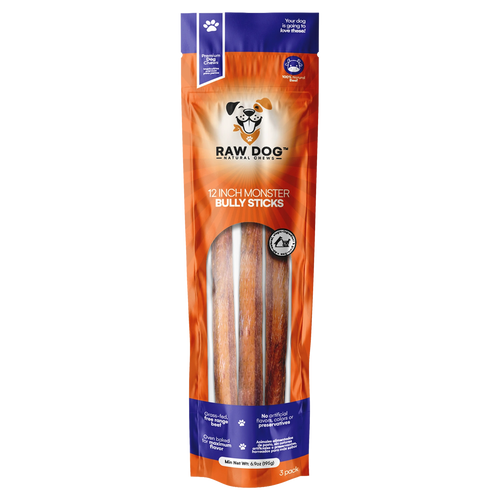 Raw Dog Monster Bully Sticks Dog Treats
