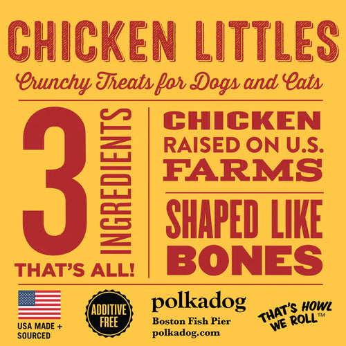 Polkadog Chicken Littles (Bones) Dog Treats (8 oz)