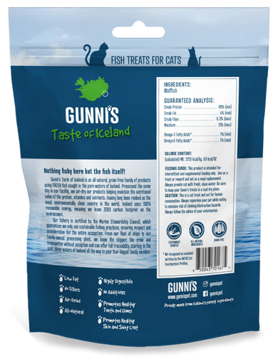 Gunni's Wolffish Mini Morsel  Cat Treats (1.5 oz)