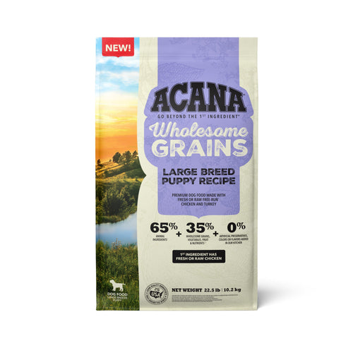 ACANA Wholesome Grains Large Breed Puppy Recipe (22.5-lb)