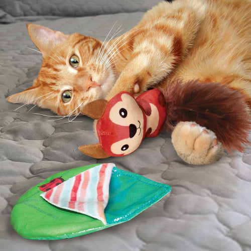KONG Pull-a-Partz Tuck Catnip Cat Toy (All Sizes)