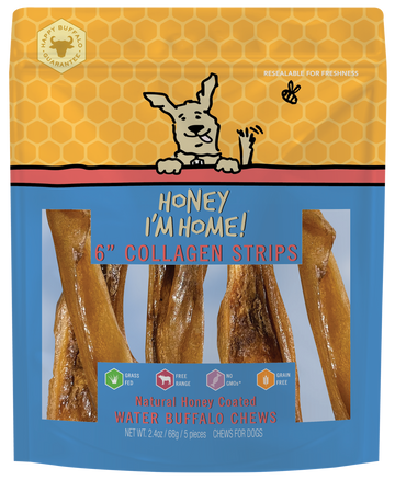 Honey I'm Home! Collagen Strips Dog Chew Treat