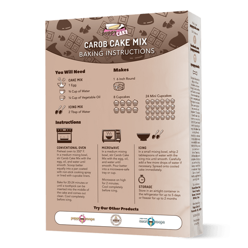 Puppy Cake Mix - Carob