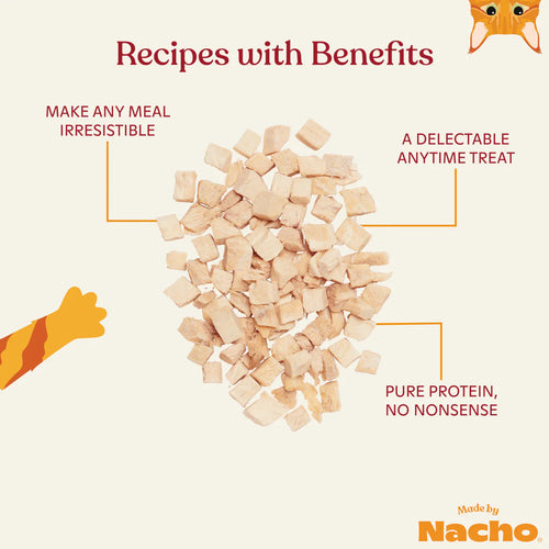 Made By Nacho Freeze-Dried Chicken Breast Cat Treats