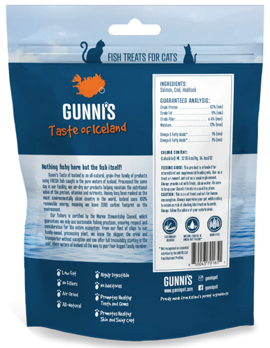 Gunni's Salmon Mini Morsels Cat Treats (1.5 oz)