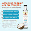 CocoTherapy TriPlex™ MCT-3 Oil MCT Oil for Dogs, Cats, and Birds (8 oz Glass Bottle)