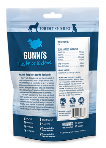 Gunnis Cod Chewy Sticks