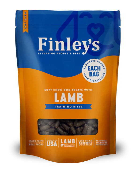 Finley's Lamb Recipe Soft Chew Training Bites Dog Treats (6 oz)