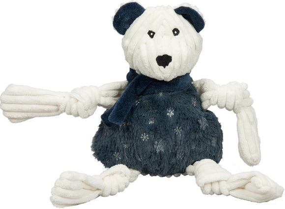 Huggle Hound Hannukah Celebration Bear Knottie Dog Toy