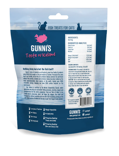 Gunni's Herring Omega Bites Dog Treats (3 oz)