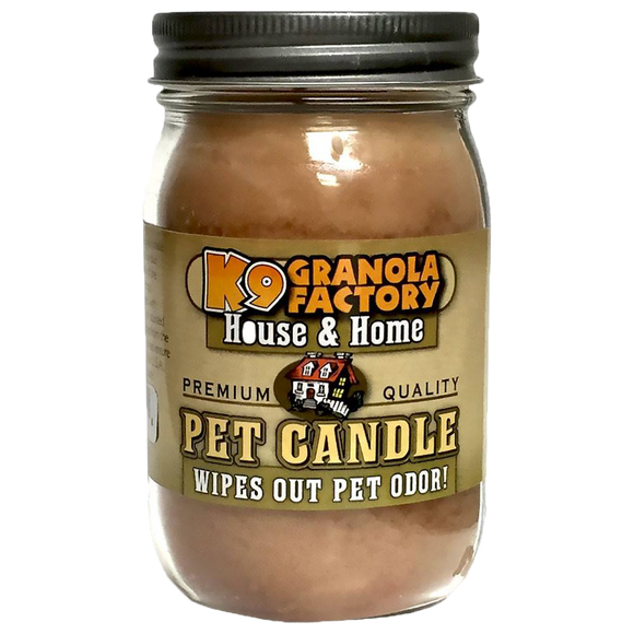 K9 Granola Factory House & Home Collection Buttermutt Pancakes Pet Odor Eliminator Candle (16 oz)