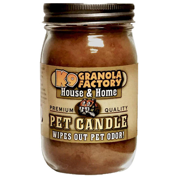 K9 Granola Factory House & Home Collection Oatmeal Honey Almond Pet Odor Eliminator Candle