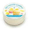 One Fur All Pet House Lemon Cupcake Mini Candle (1.5 oz)