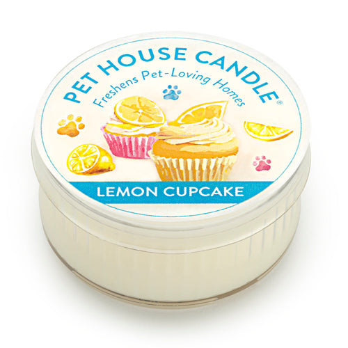 One Fur All Pet House Lemon Cupcake Mini Candle (1.5 oz)