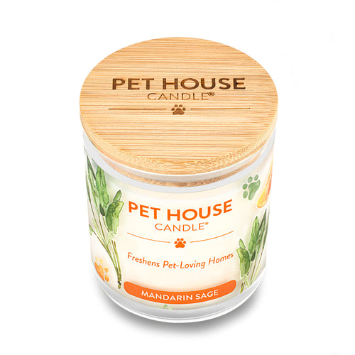 One Fur All Pet House Mandarin Sage Natural Soy Candle (9 oz)