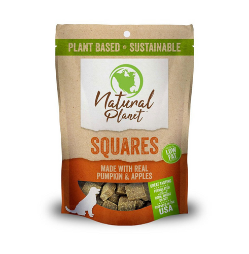 NutriSource Natural Planet Pumpkin Squares Dog Treats