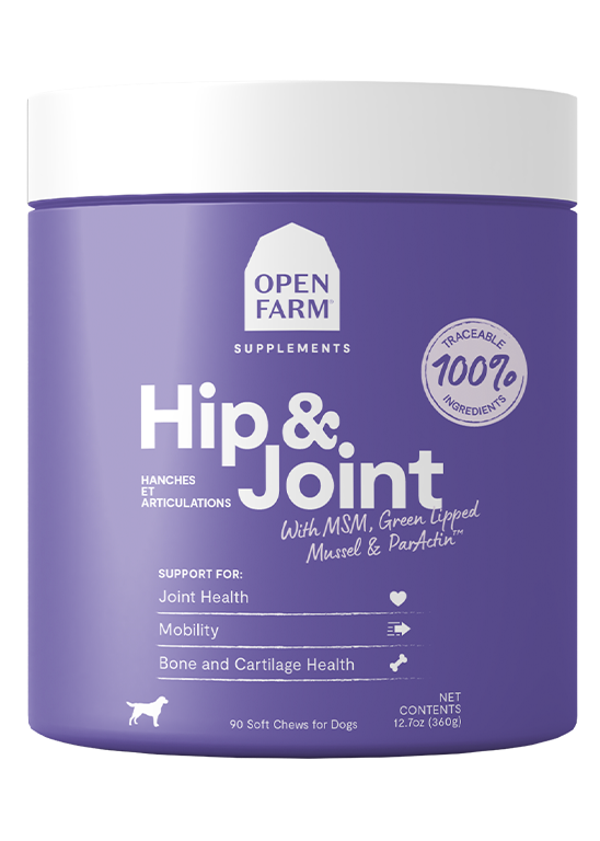 Open Farm Hip & Joint Supplement Chews for Dogs (90 Chews)