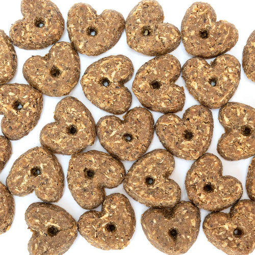 CocoTherapy Pure Hearts Coconut Cookies Banana Brulée - Organic Treat for Dogs (5 oz)