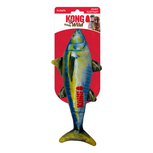 KONG Shieldz Wildz Fish Tuna Dog Toy (Medium)