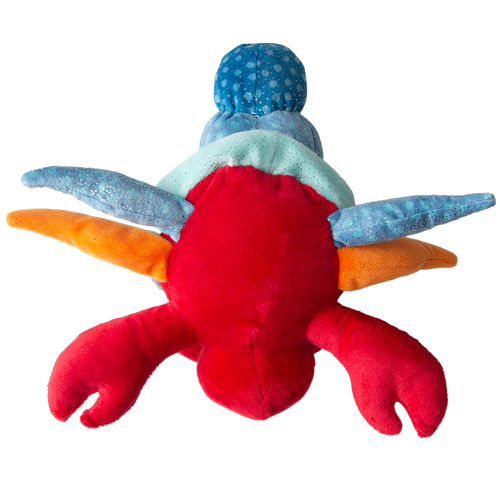 Snugarooz Hermie The Crab Dog Toy (9 tall)