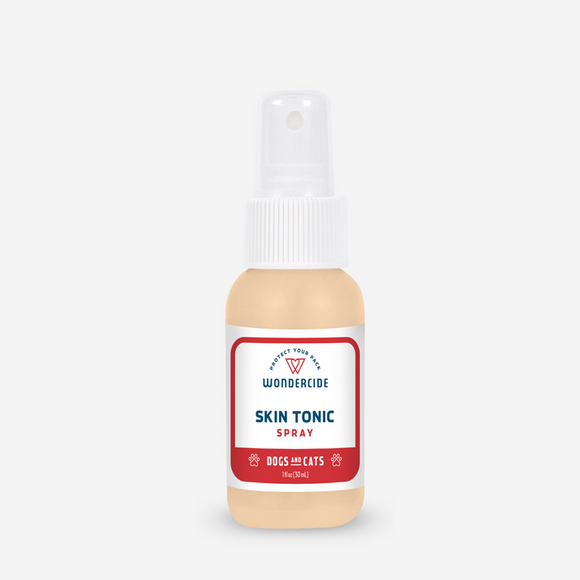 Wondercide Skin Tonic Itch Spray for Dogs + Cats with Natural Essential Oils (1 oz)