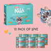 Love Nala Tuna, Carrot & Salmon Recipe Paté Dinner In Broth Adult Cat Food (2.8 oz Case of 12)