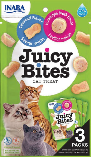 Inaba Juicy Bites Homestyle & Calamari 3 Pack*