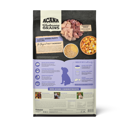 ACANA Wholesome Grains Large Breed Puppy Recipe