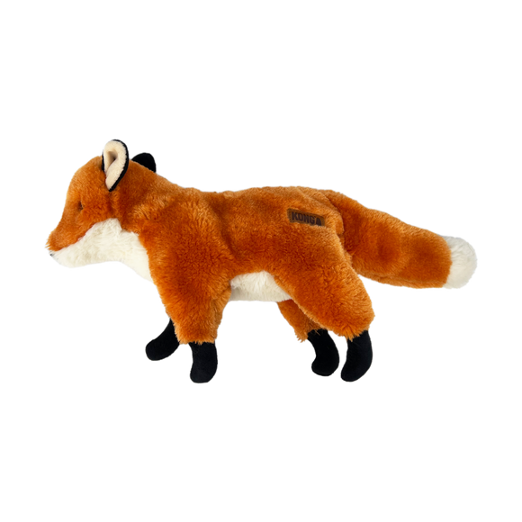 KONG Wild Low Stuff Creatures Fox Dog Toy (Medium)