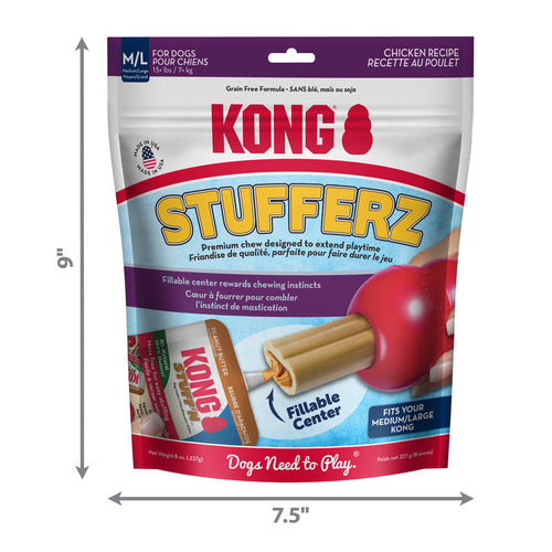 Kong Stufferz Chicken Dog Treats (Medium/Large)