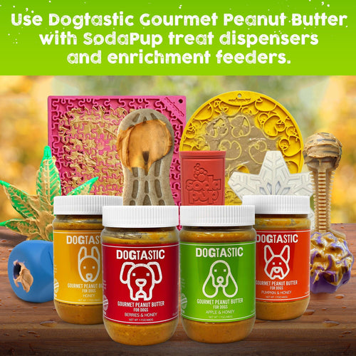 SodaPup Dogtastic Gourmet Peanut Butter For Dogs - Pumpkin & Honey Flavor