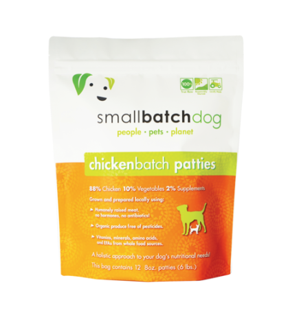 Smallbatch Chickenbatch Frozen Dog Food (6 Lb Patties)